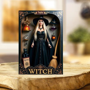 Magical Witch - Personalized Witch Custom Shaped Acrylic Plaque