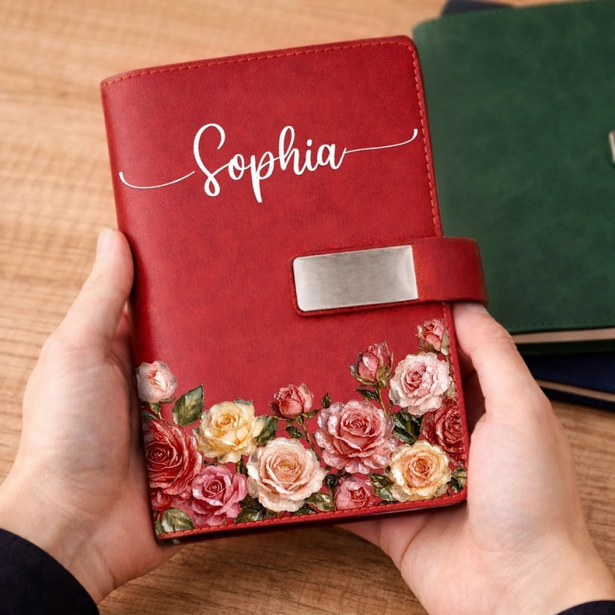 Birth Note Book Custom Birth Month Flower Notebook Set Personalized Birthday Gifts ...