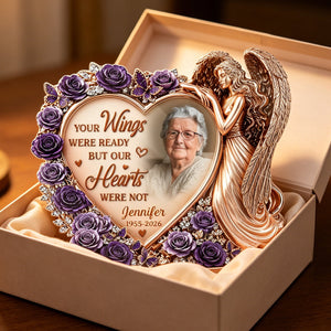 Custom Photo Acrylic Plaque - Personalized Memorial Sympathy Gifts For Loss Of Mom, Dad - Forever Loved, Never Forgotten