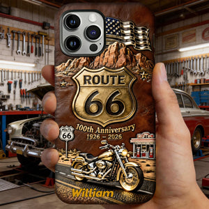 100th Anniversary Motorcycle Phone Case Personalized Gifts For Bikers