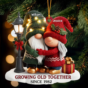 Personalized Anniversary Christmas Ornament Wedding Gifts For Husband And Wife, Him And Her - Our Story Continues