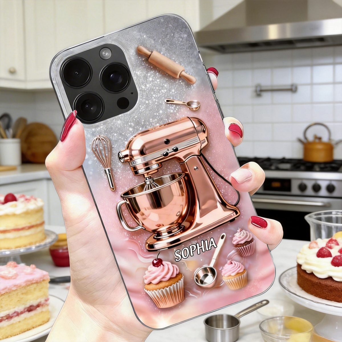 Love Baking - Personalized Baking Phone Case