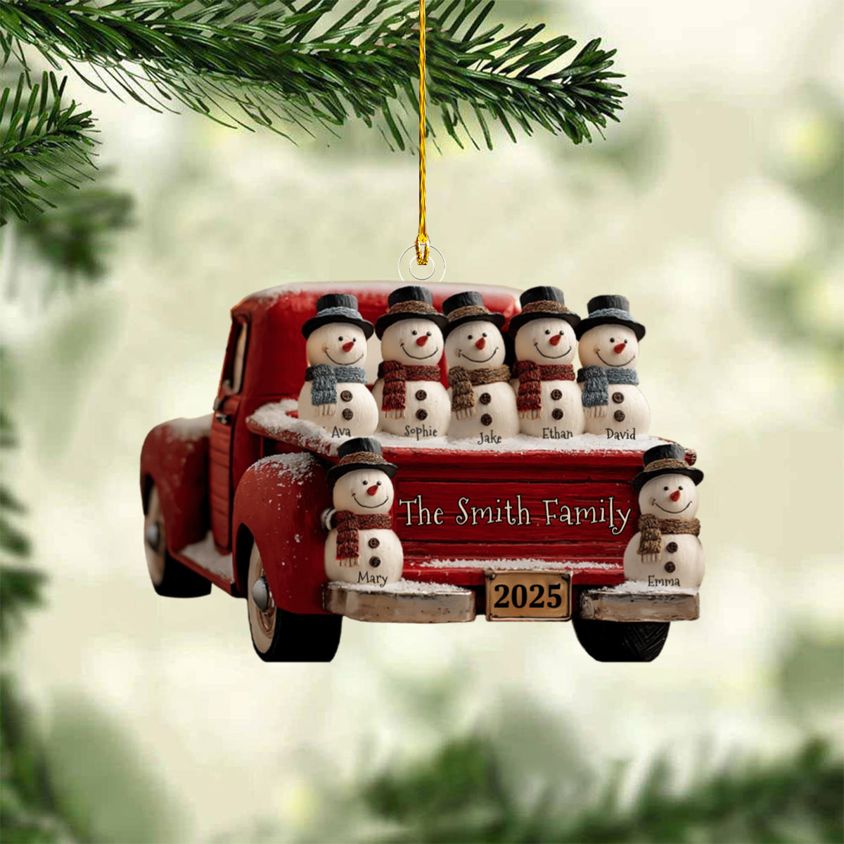 This Is Us - Personalized Family Custom Shaped Acrylic Ornament