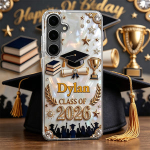 Class Of 2026,2027, Personalized Clear Phone Case, Gift For Graduates