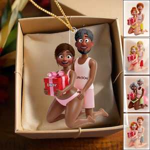 Personalized Playful Couple Acrylic Ornament Gifts For Couples