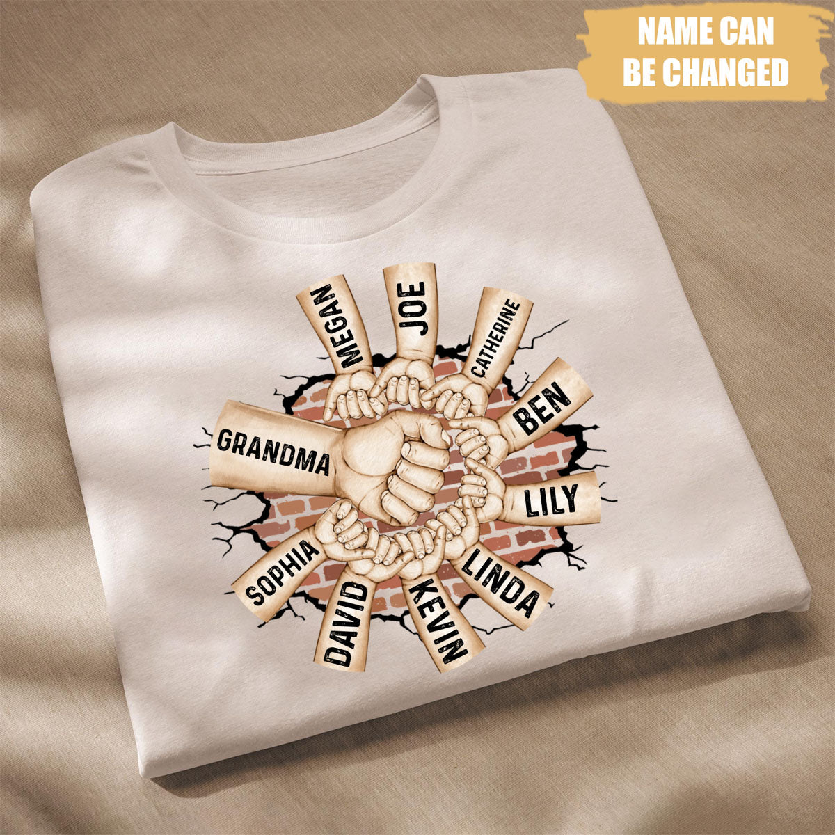 Best Dad Ever Custom Fist Bump Personalized Pure Cotton T-Shirt