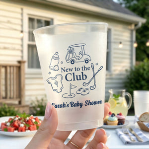 Personalized Golf Baby Shower Cups – Custom Party Favors
