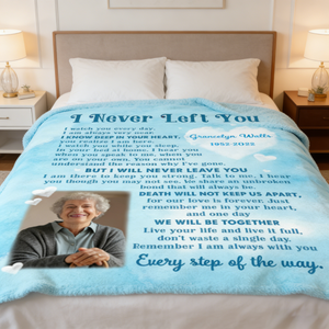Memorial Gift For Loss Of Loved Ones Personalized Blanket