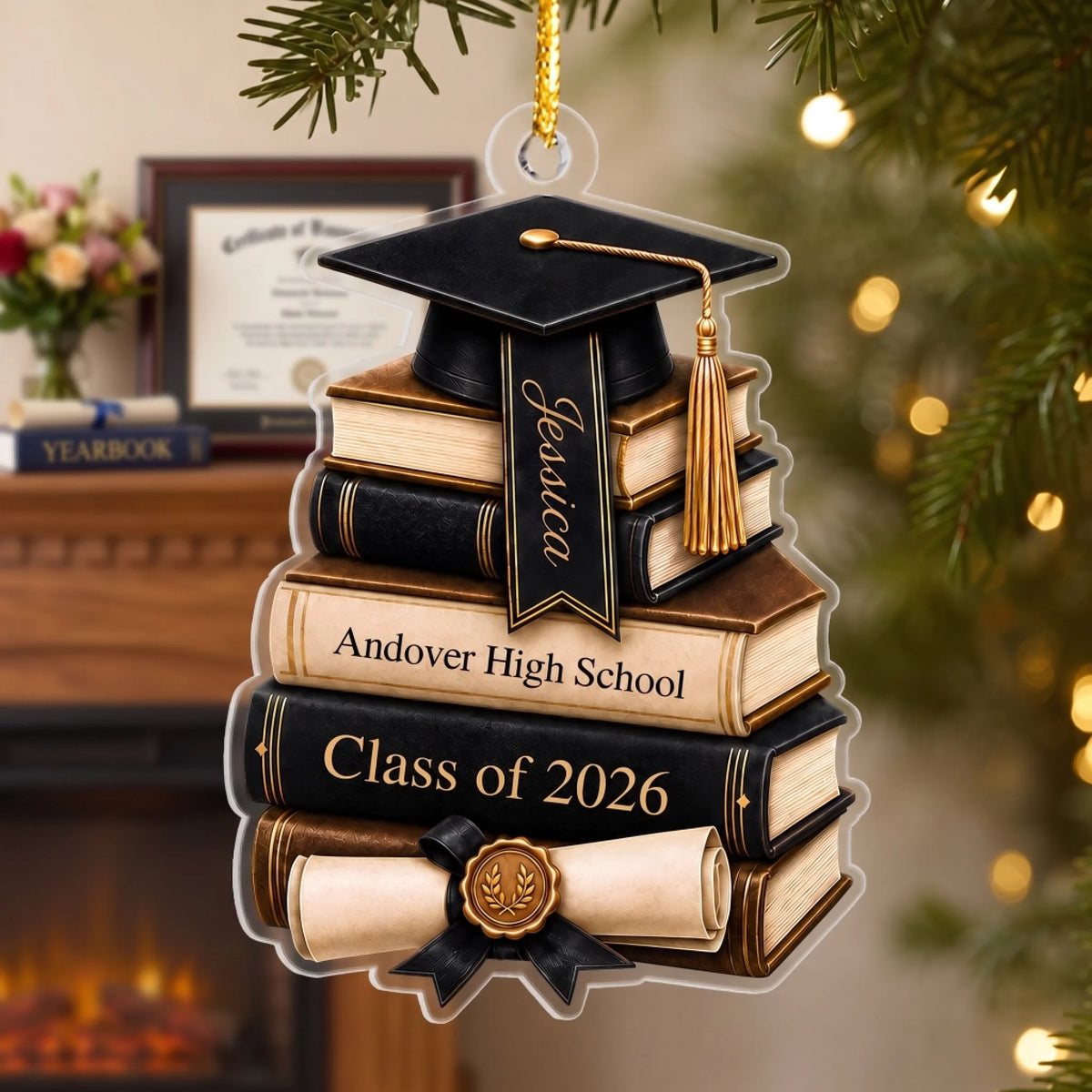 "A Meaningful Gift For The Journey Ahead" – Personalized Acrylic Ornament | Graduation Gift For Class Of 2026/2027
