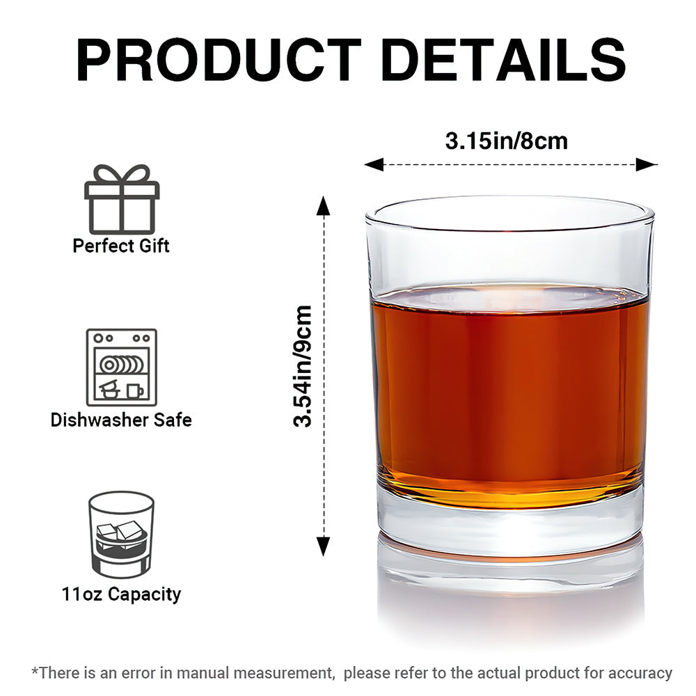 Legendary Police Dad Whiskey Glass – Personalized Gifts For Police Officer