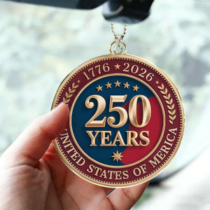 250 Years of America 1776 2026 Acrylic Ornament American Independence Day Gift