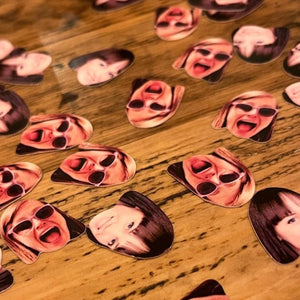Personalised Face Confetti-Perfect Party Accessory Hen Party, Stag Parties, Birthdays and Anniversaries