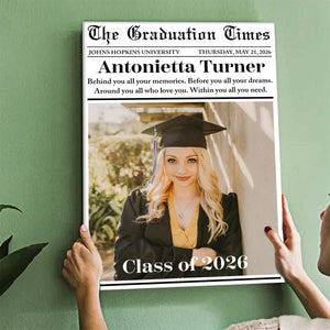 Custom Graduation Newspaper - Personalized Custom Poster