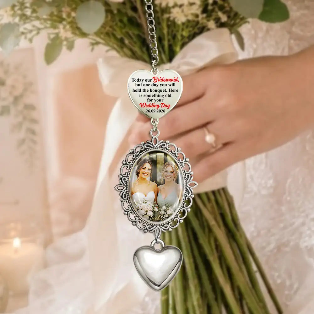 "Something Old" Custom Photo Wedding Charm – Personalized Keepsake For Your Wedding Day