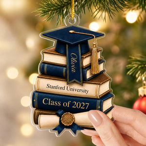"A Meaningful Gift For The Journey Ahead" – Personalized Acrylic Ornament | Graduation Gift For Class Of 2026/2027