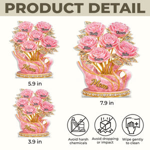 Custom Acrylic Plaque - Personalized Mother's Day Gifts For Mom, Grandma