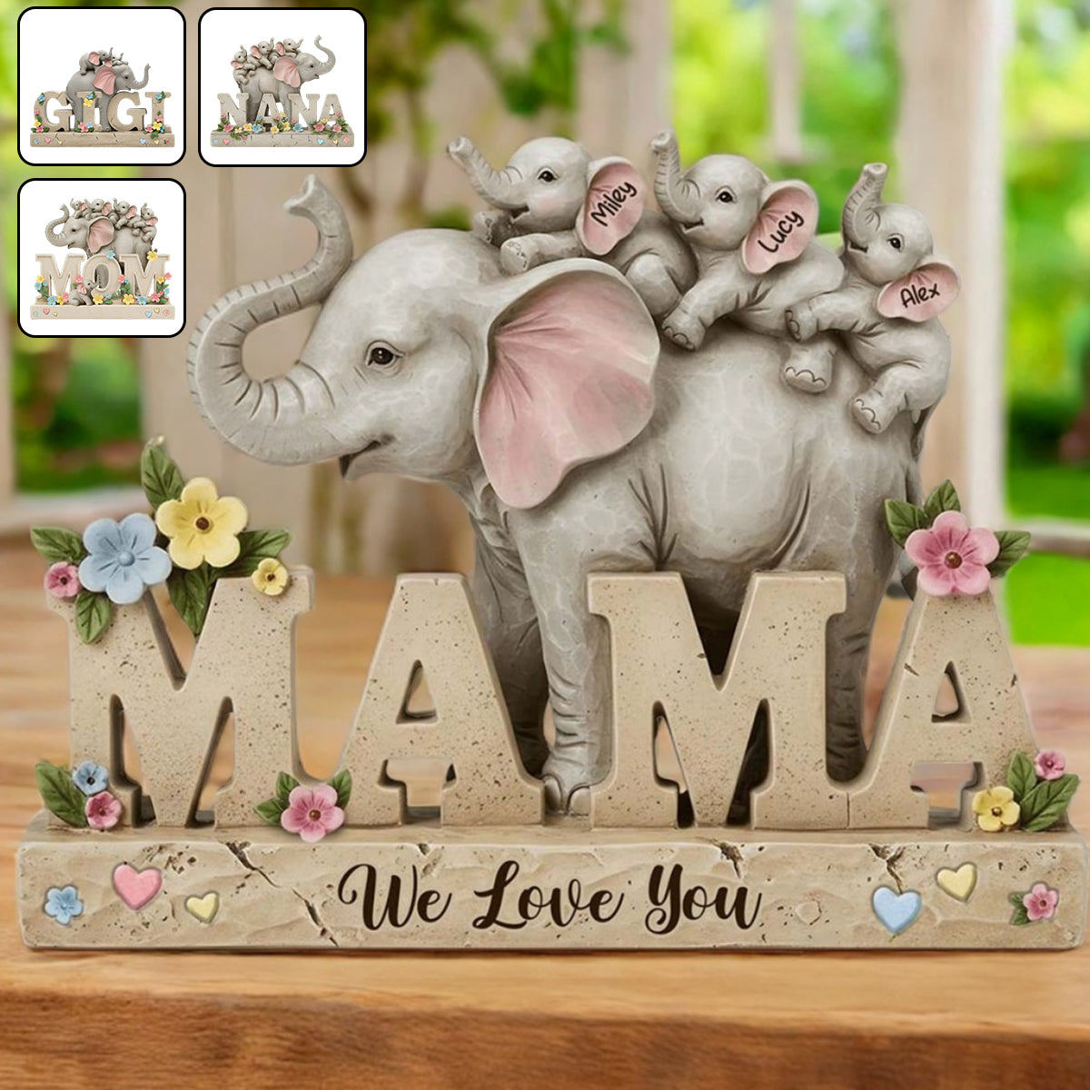 We Love You - Personalized Mother Custom Shaped Acrylic Plaque
