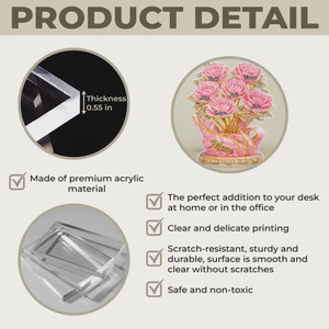 Custom Acrylic Plaque - Personalized Mother's Day Gifts For Mom, Grandma