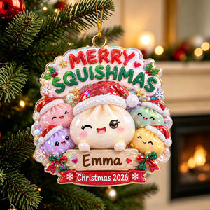 Merry Little Dumplings – Personalized Christmas Ornament