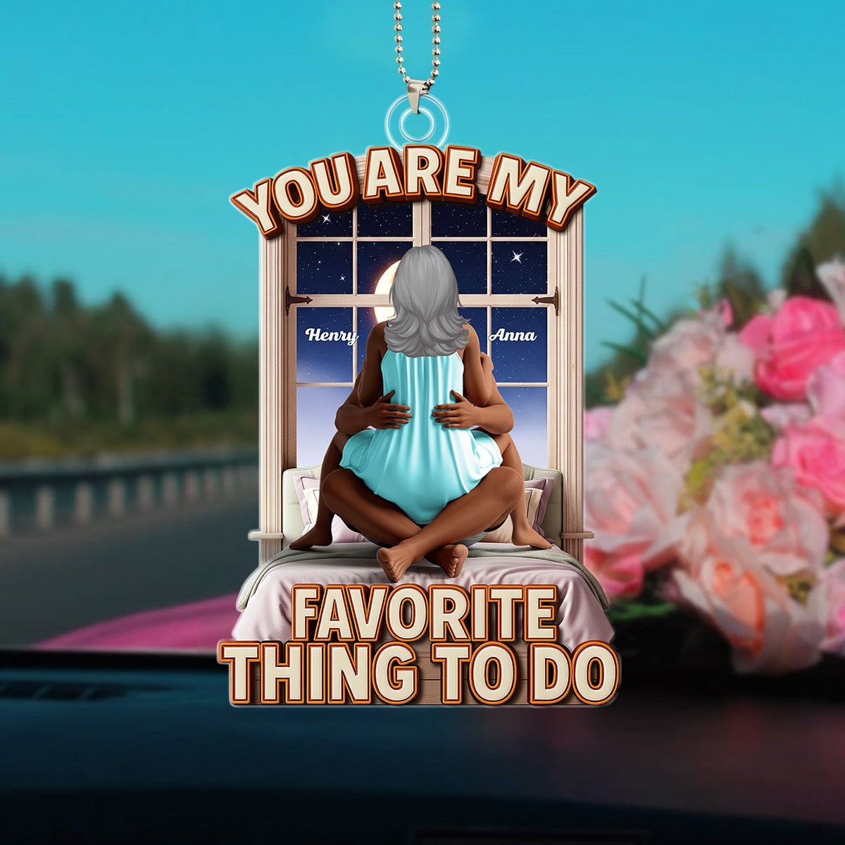 Naughty Couple - Personalized Acrylic Ornament Gifts For Couples