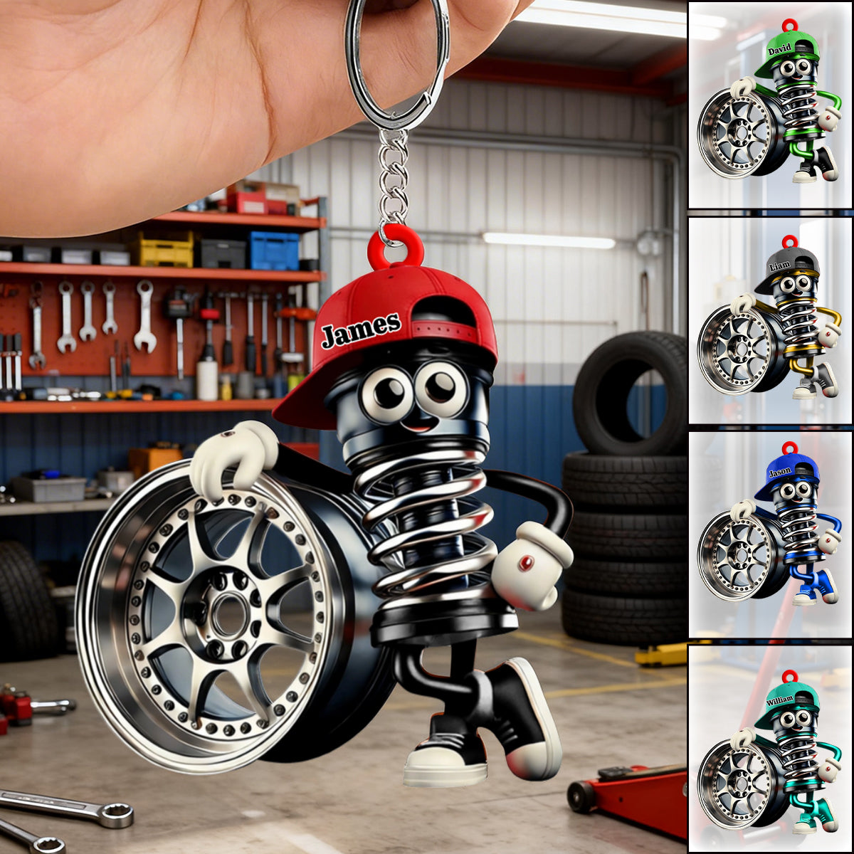 Custom Name Auto Repairman Keychain,Repairman Gift