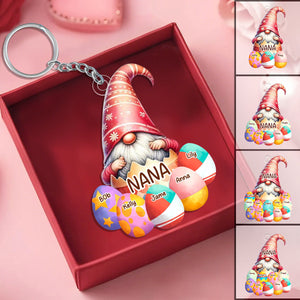 Personalized Easter Gifts For Grandma Keychain Nana