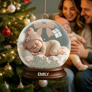 Personalized First Christmas Ornament – Keepsake For Newborns & Babies