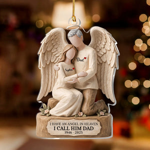 "I Have an Angel In Heaven" – Personalized Acrylic Ornament | Memorial Keepsake Gift