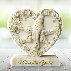 Hold My Hand – A Personalized Acrylic Plaque for the One You Love