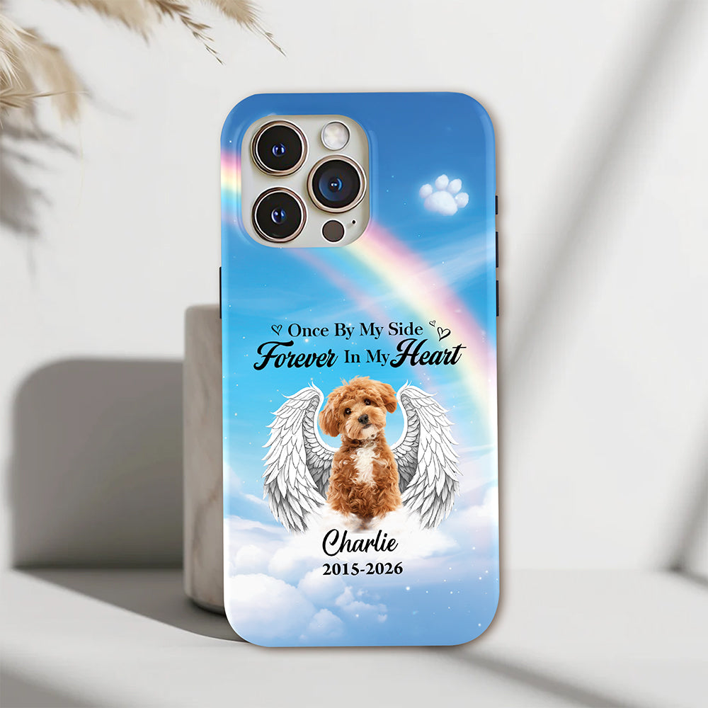Custom Photo Dog Memorial Phone Case – Personalized Pet Loss Keepsake