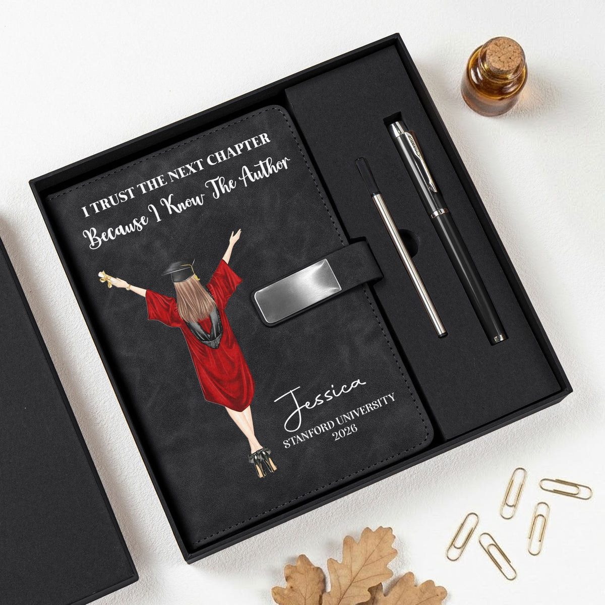 Personalized Graduation Notebook Set – A Thoughtful Gift For Her & Him