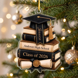 "A Meaningful Gift For The Journey Ahead" – Personalized Acrylic Ornament | Graduation Gift For Class Of 2026/2027