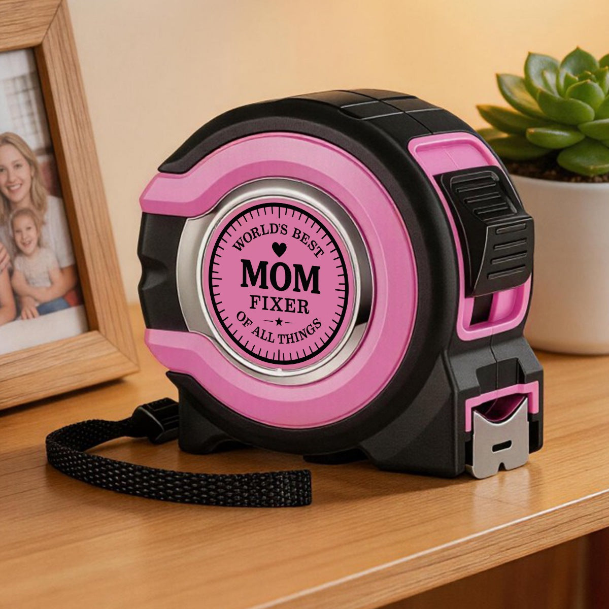 Personalized Pink Tape Measure – Sewing Quilting Gift for Mom