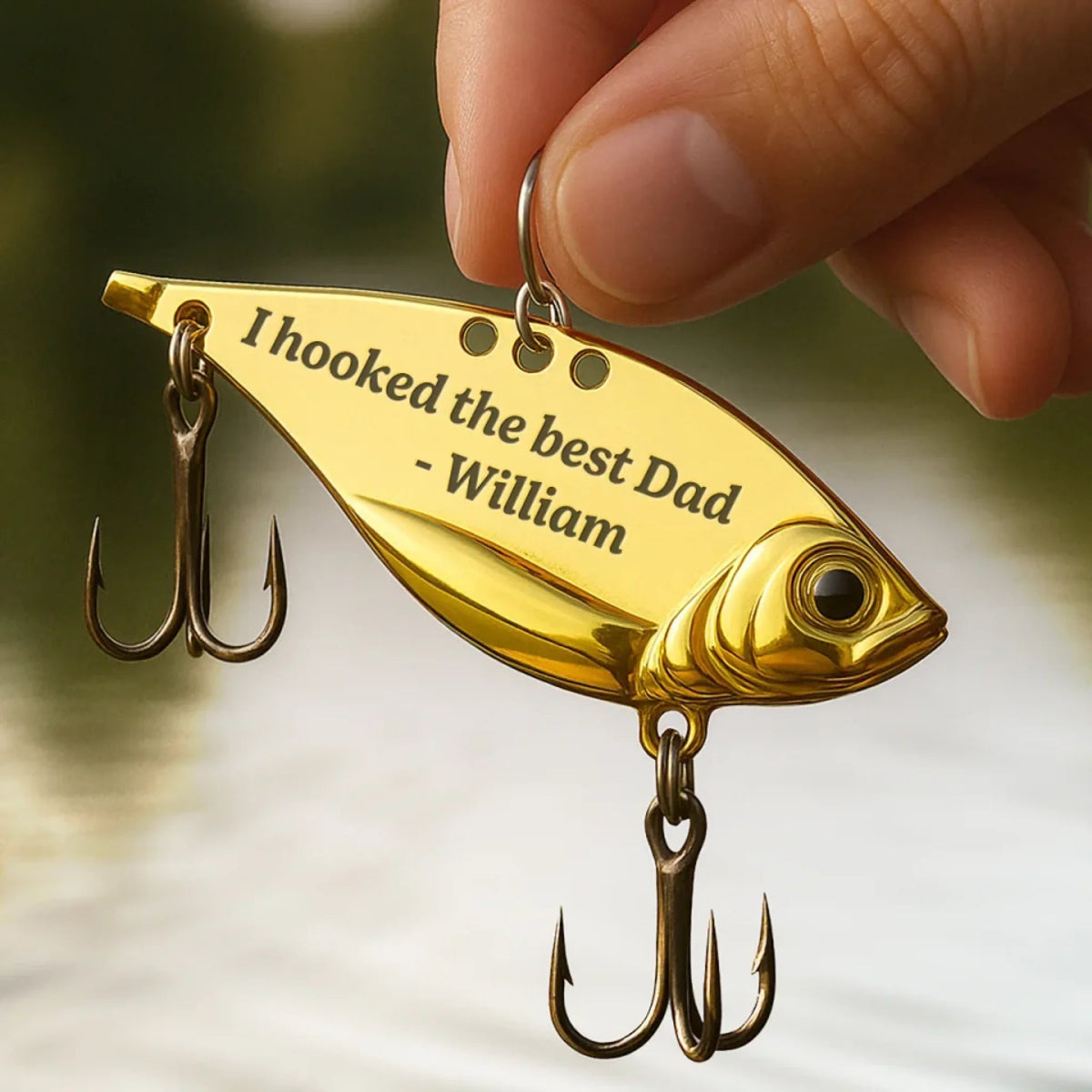 Best Catch Of My Life - Family Personalized Custom Engraved Fishing Lure For Dad
