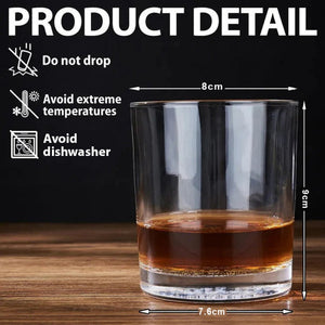 Custom Photo Whiskey Glass – "Happy Father's Day" – Personalized Gift For Dad