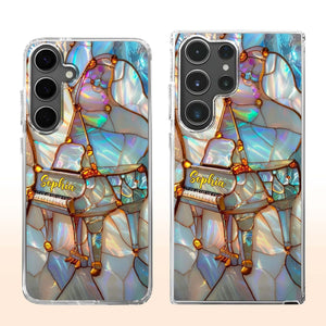 A Melody For The Soul Personalized Clear Phone Case for Musicians