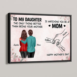 From Me to You, Mom to Mom - Personalized Poster - Mother's Day Gift For Daughter