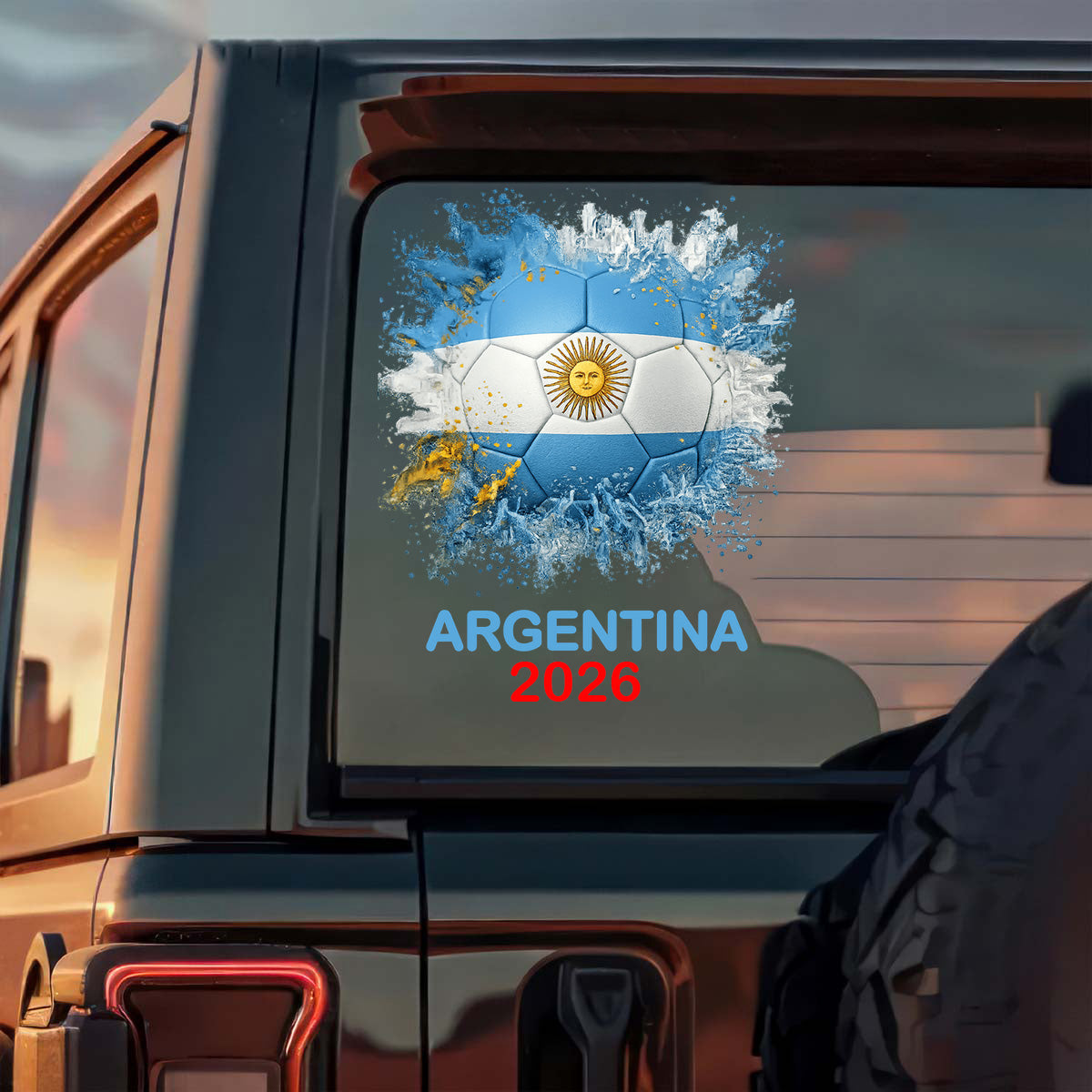 2026 Soccer Country Personalized Decal