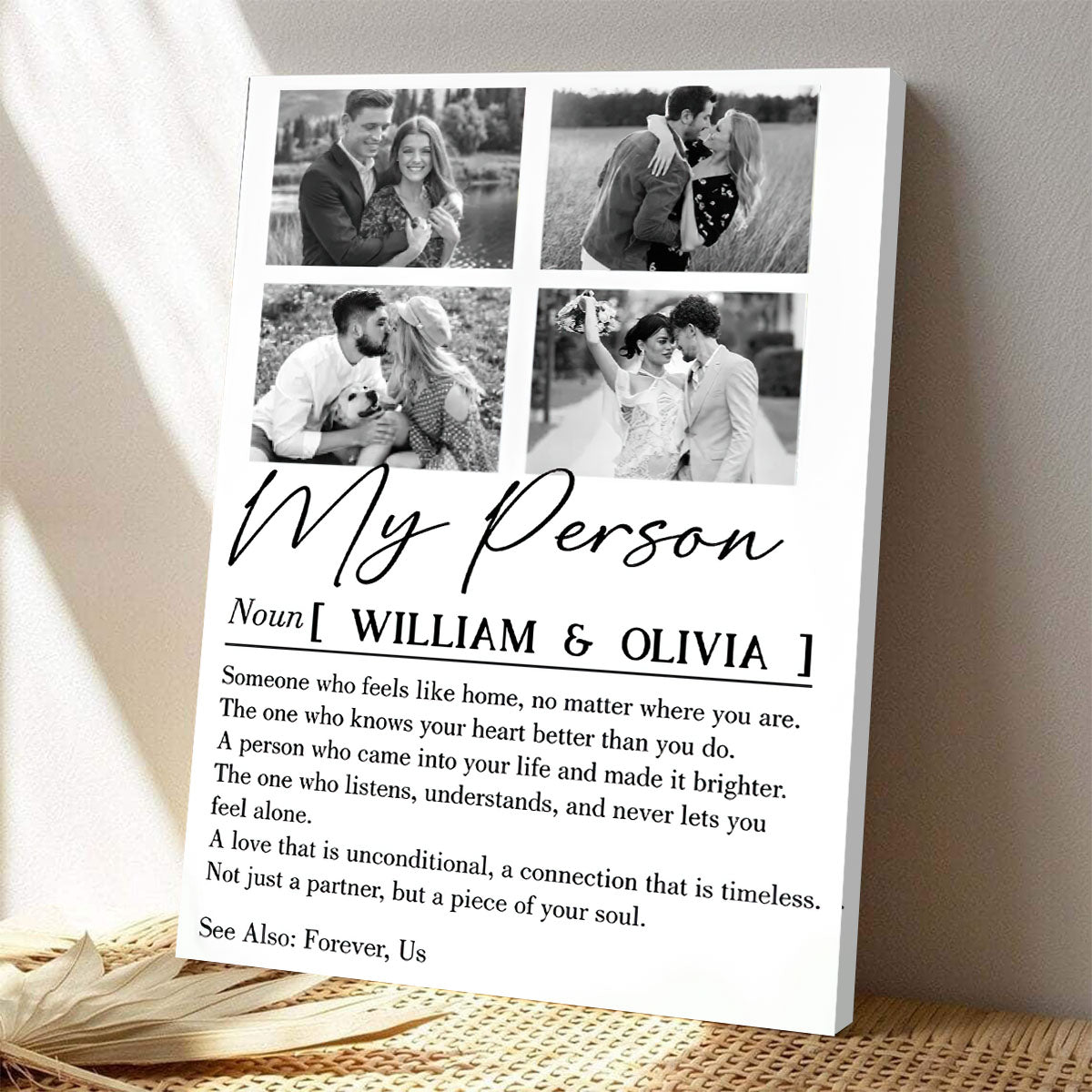 My Person - Personalized Photo Couple Poster
