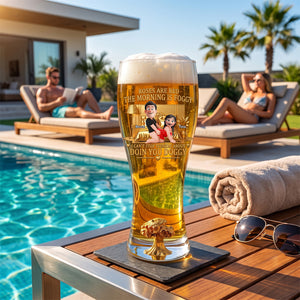 Personalized Naughty Couple Beer Glass-Perfect Gifts For Couple