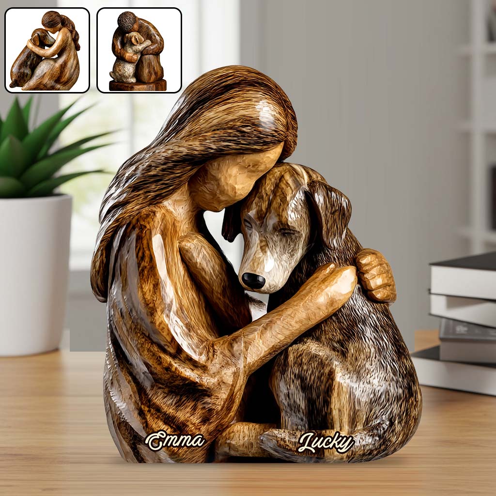 Dog Lovers - Personalized Dog Shaped Acrylic Plaque