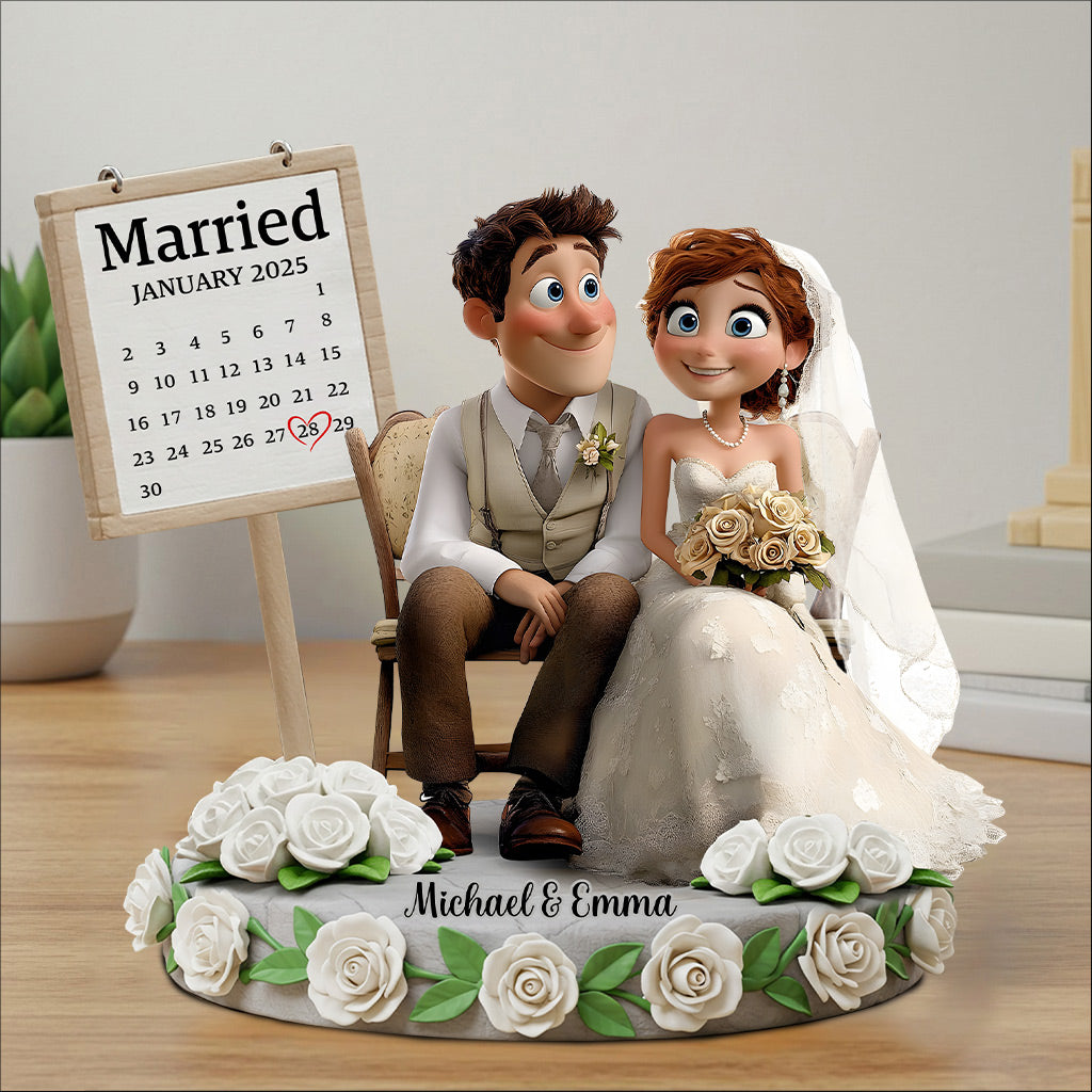 Happily Ever After - Personalized Couple Acrylic Plaque