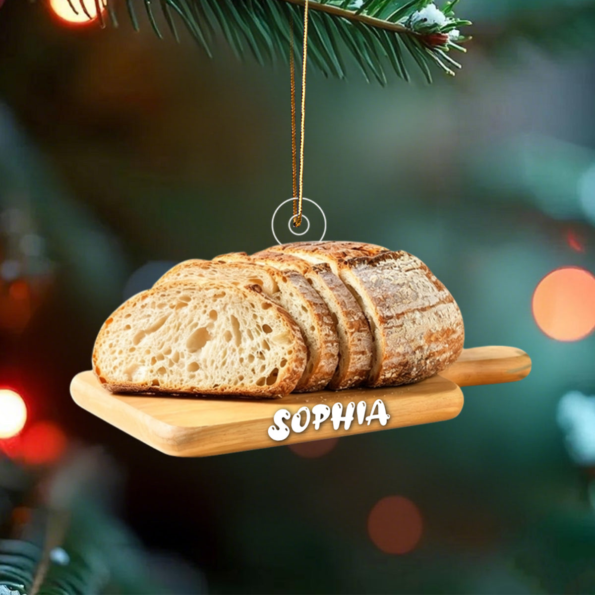 Sourdough Bread Ornament– Personalized Baking Gift For Christmas Tree Decor | Gifts For Bakers & Baking Lovers
