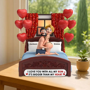 Cheeky Couple Personalized Acrylic Plaque Gifts For Couple