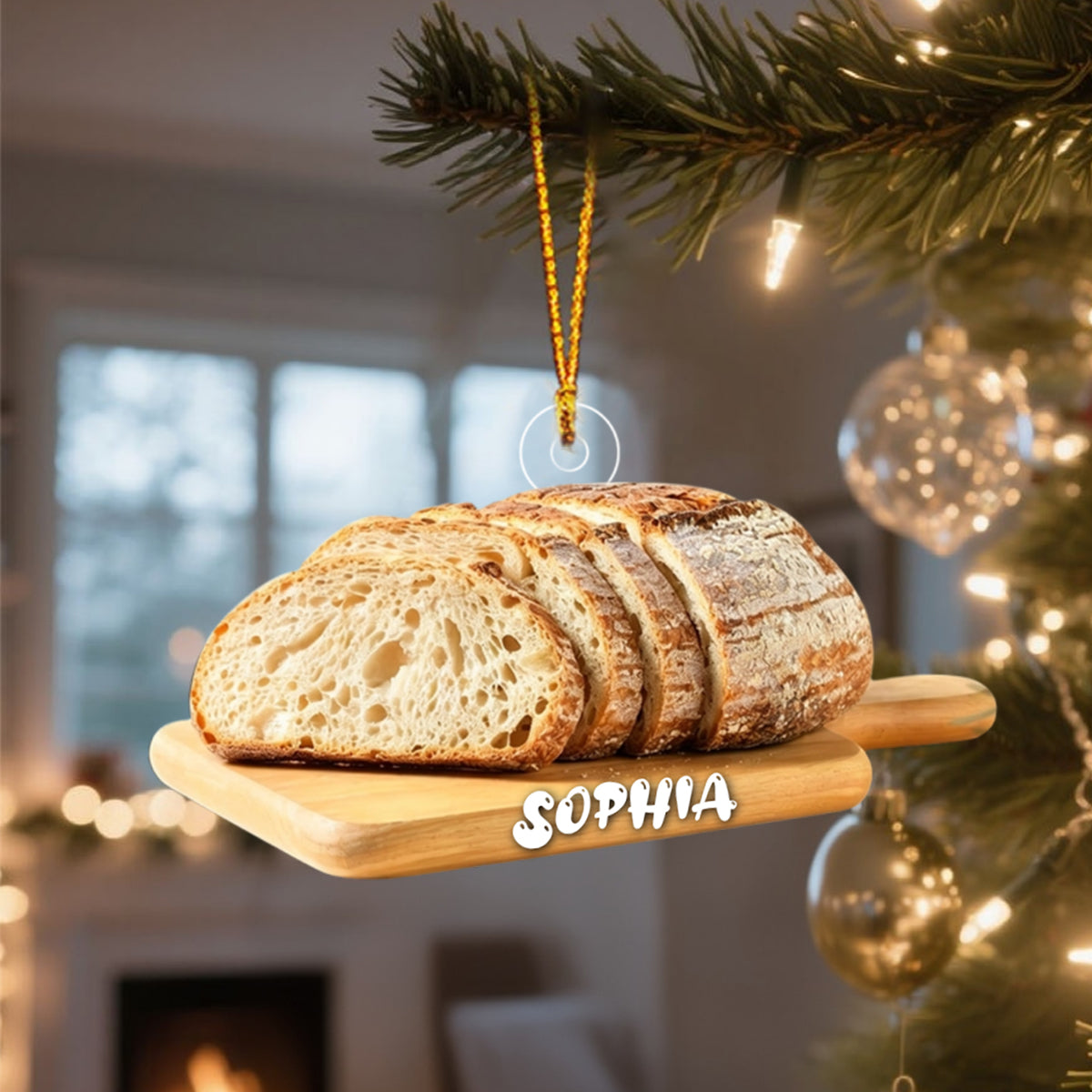 Sourdough Bread Ornament– Personalized Baking Gift For Christmas Tree Decor | Gifts For Bakers & Baking Lovers