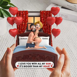 Cheeky Couple Personalized Acrylic Plaque Gifts For Couple