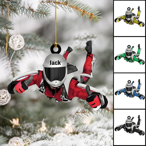 Skydiving Girl, Skydiving Boy Personalized Ornament, Christmas Gift For Skydiving Lovers