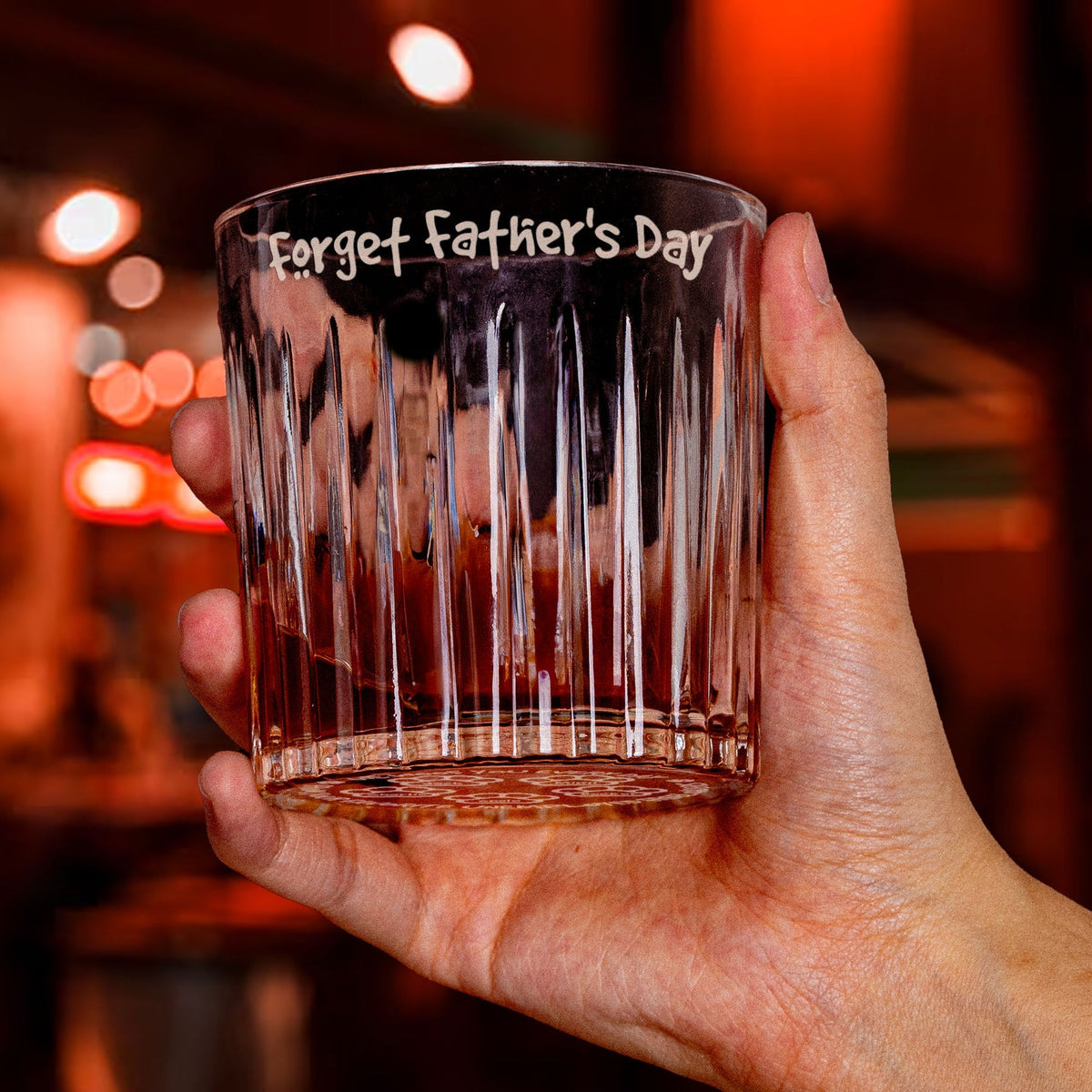 From Your Favorite Unemployed Freeloader Dog Dad - Personalized Whisky Glass