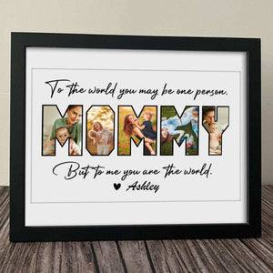 Personalized Happy Mother's Day To Mom Picture Frame