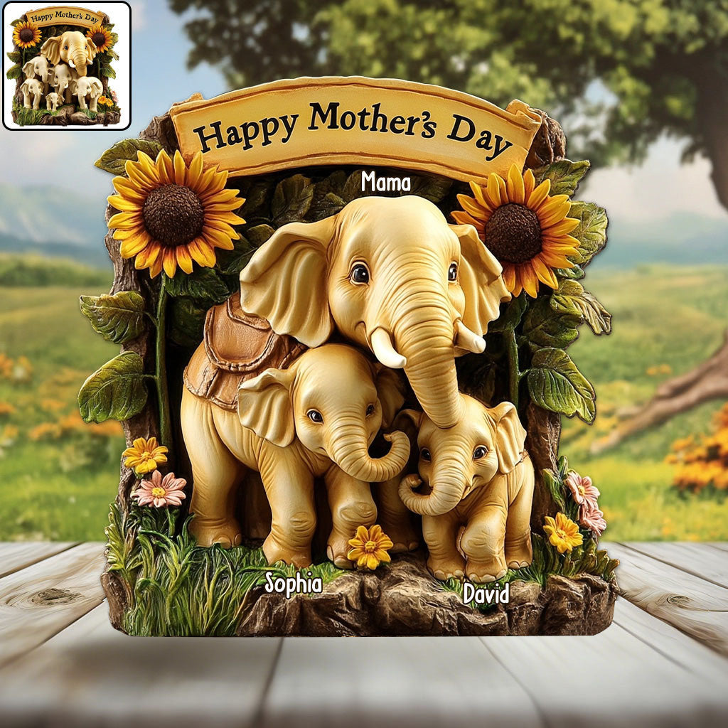 Happy Mother's Day - Personalized Acrylic Plaque For Mother's Day Gift